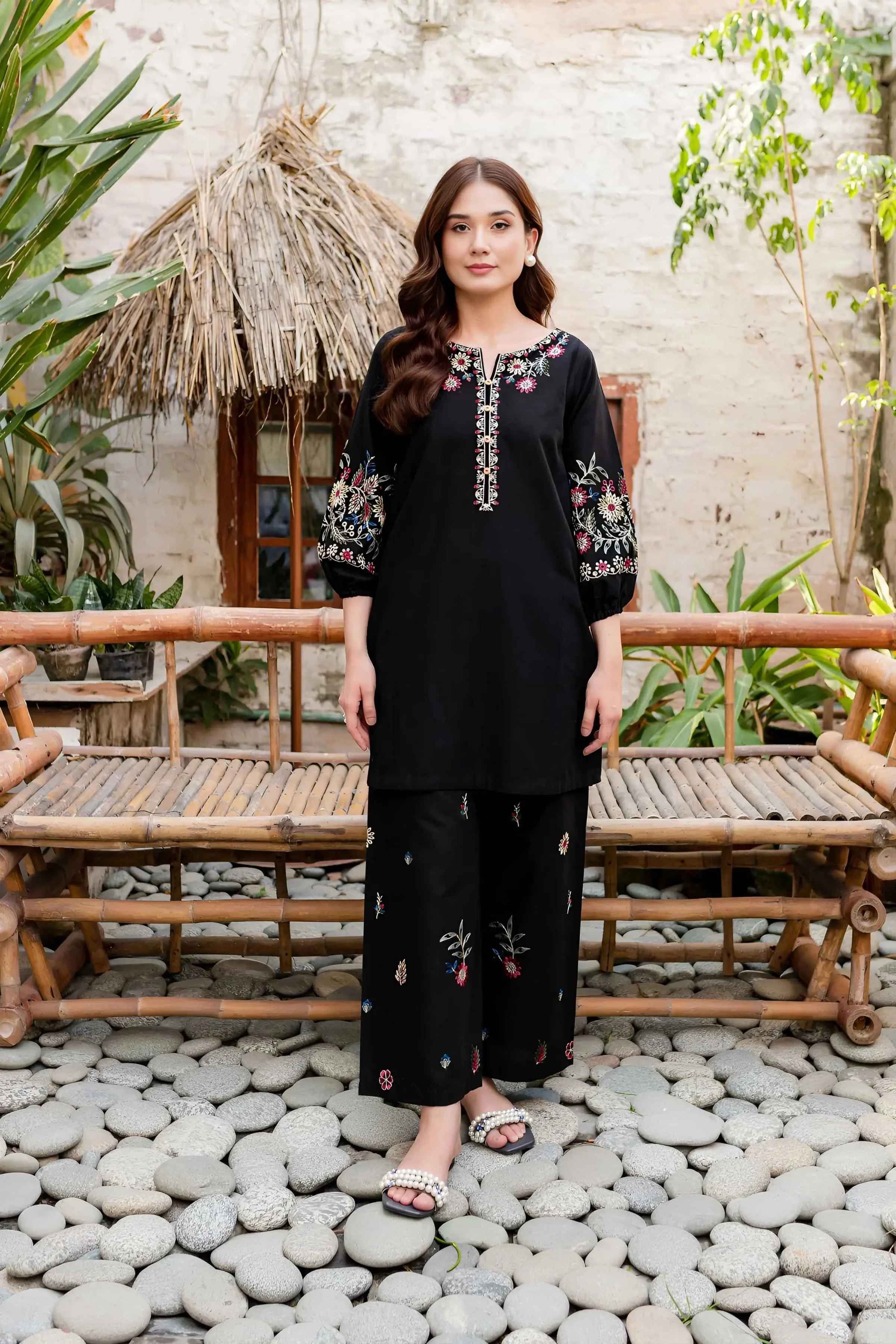 Dhanak-2pc Embroidered- 311 - Image 3