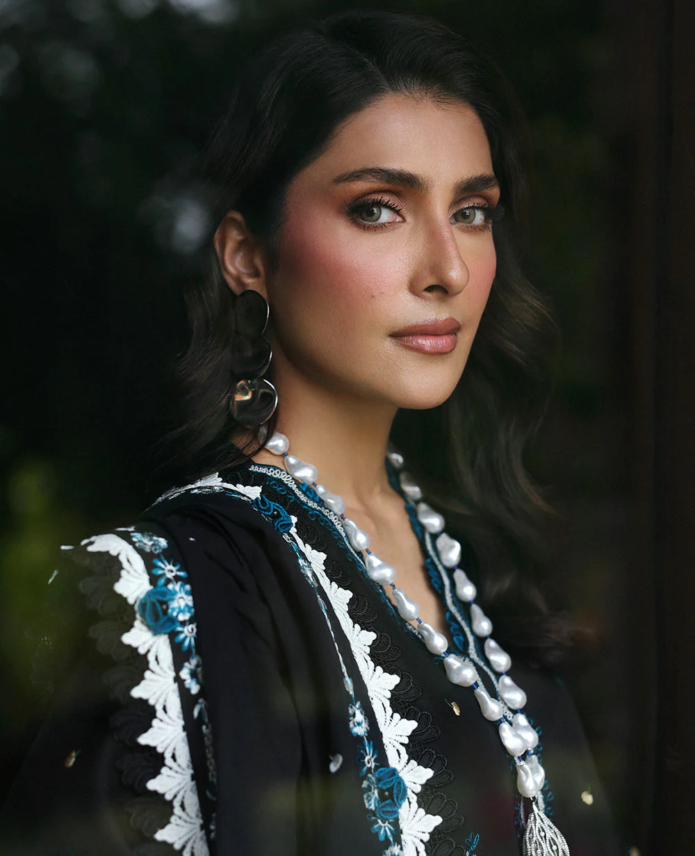 Dhanak-3PC Embroidered Shirt with Dhanak Embroidered Dupatta -3345 - Image 4